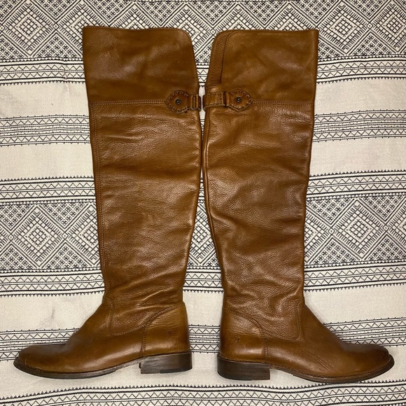 Frye Shirley Over the Knee Boot Brown size 6 - Picture 3 of 9